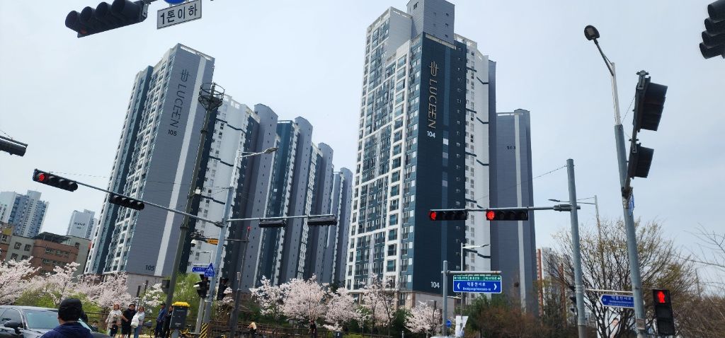 대명루체 교차로 전경